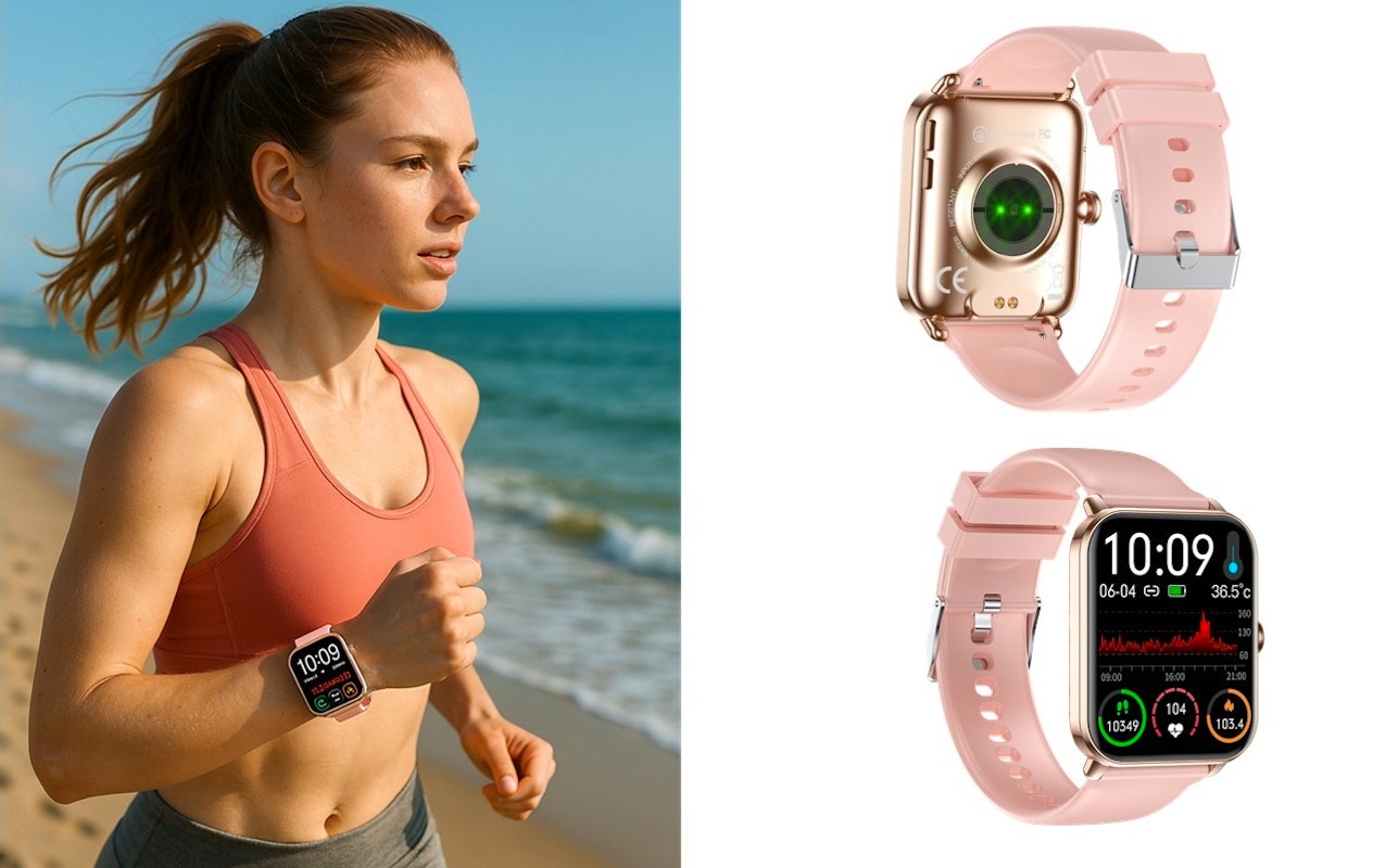 Parya Parya Pink smartwatch met korting | VakantieVeilingen