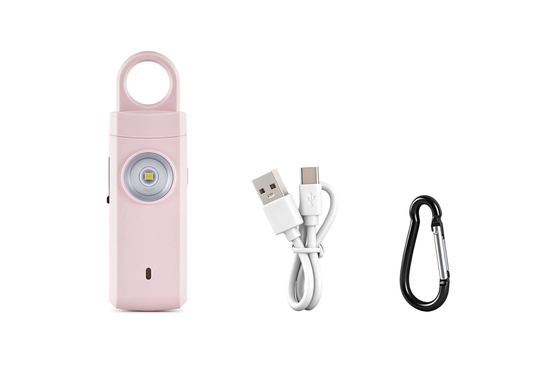 Alarme personnel de sécurité - Avec sirène d'urgence 130 dB et lumière LED SOS