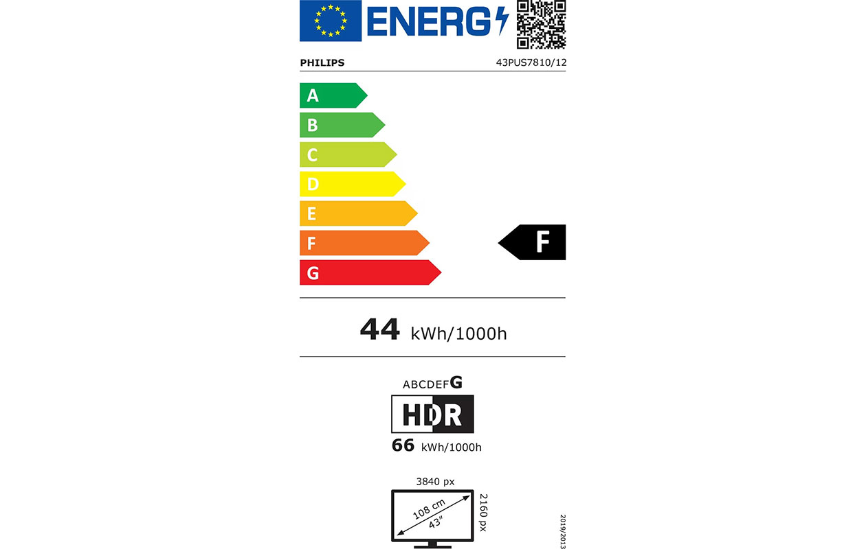 Téléviseur Smart LED 4K Philips 43 pouces