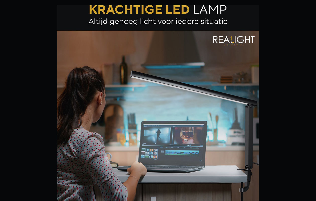 Realight Dimbare LED-Bureaulamp