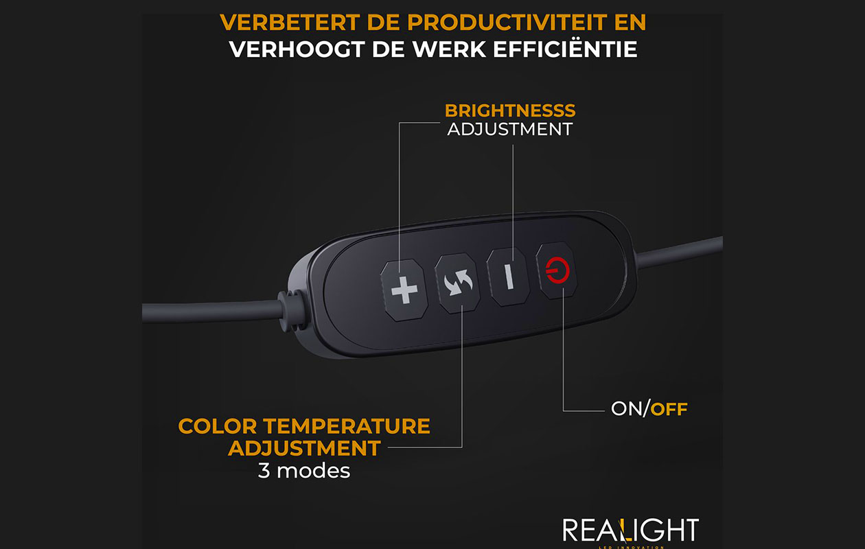 Realight Dimbare LED-Bureaulamp
