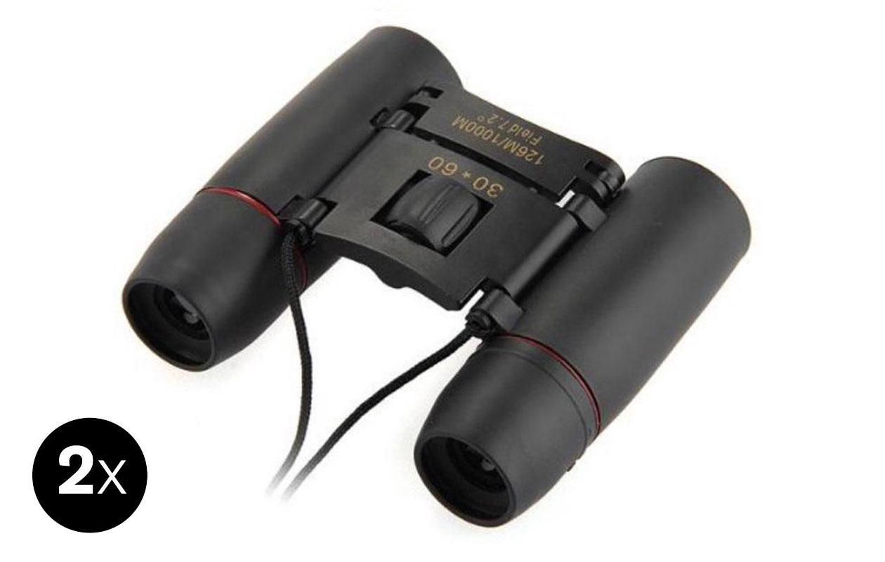 SINJI Compacte Verrekijkers 30x Zoom (2-pack)
