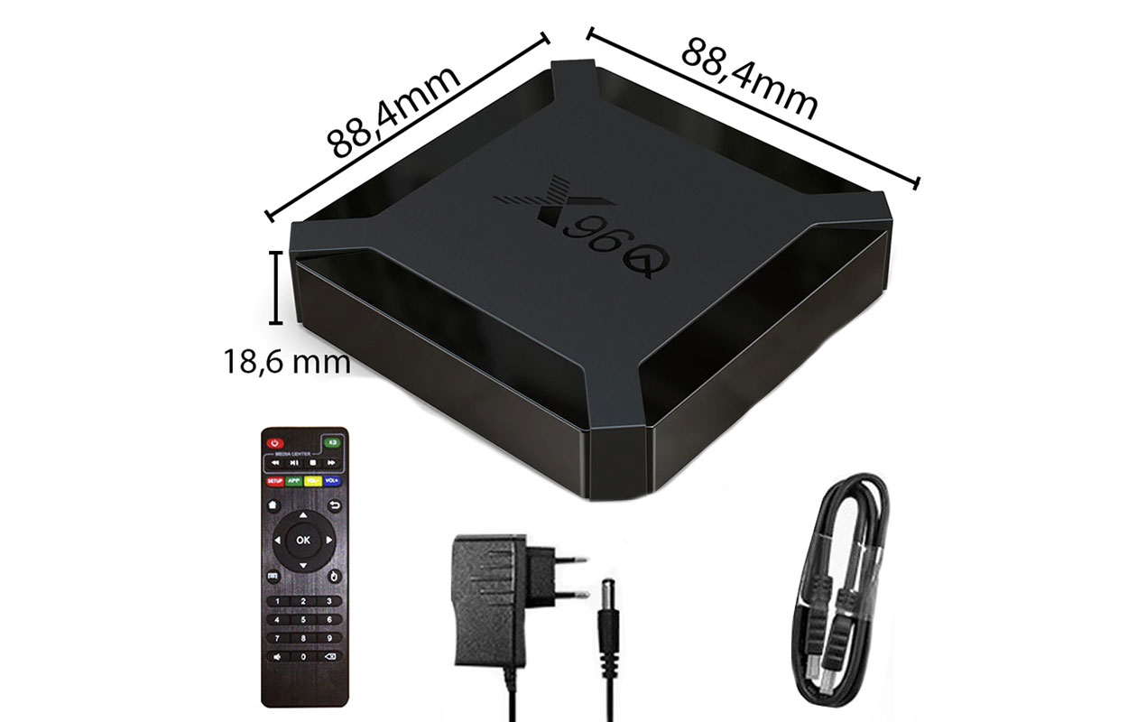 TechPro Smart TV Box lecteur multimédia