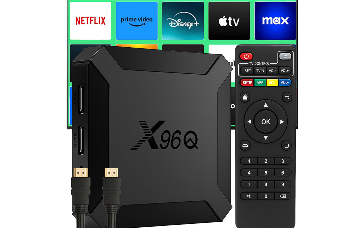 TechPro Smart TV Box lecteur multimédia