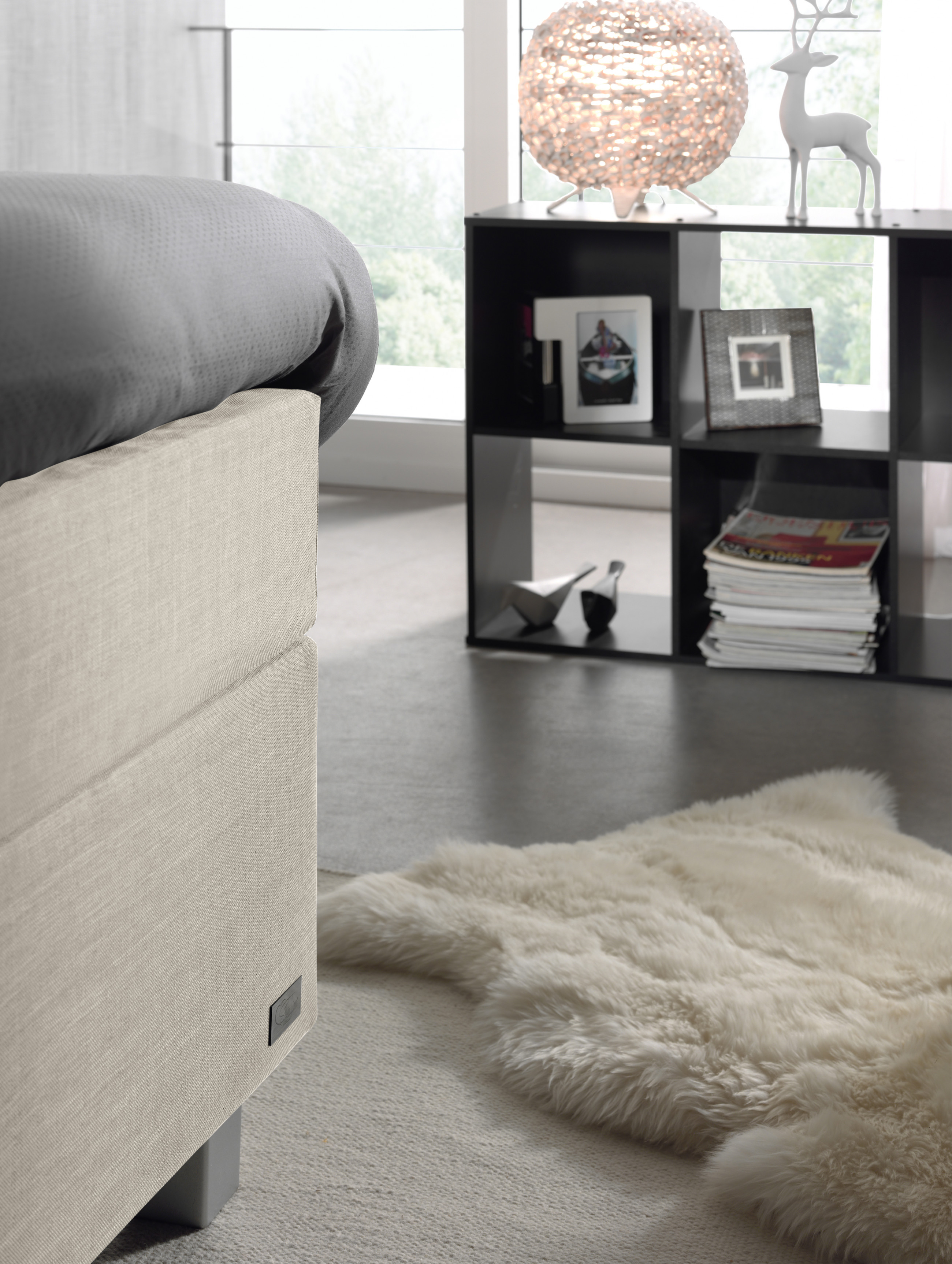 Emsa Boxspring Gustavo 2.0 180x200 Beige