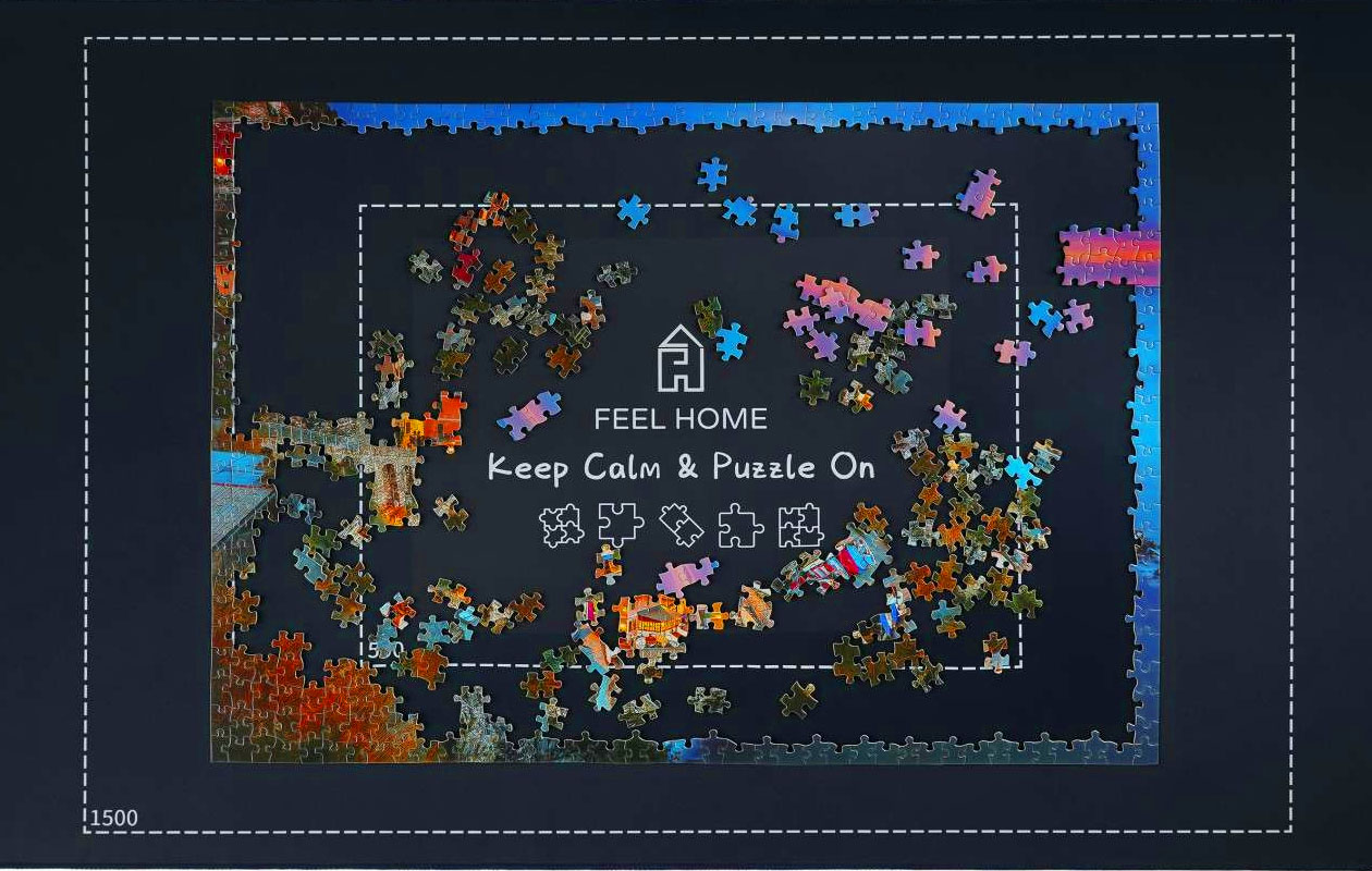 Tapis puzzle Feel Home avec sac de transport