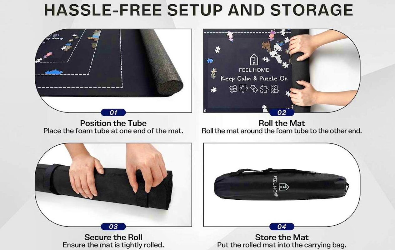 Feel Home -Tapis de puzzle + sac de transport