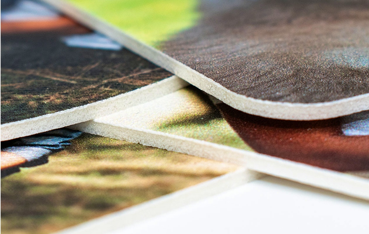 6 onderzetters met eigen foto