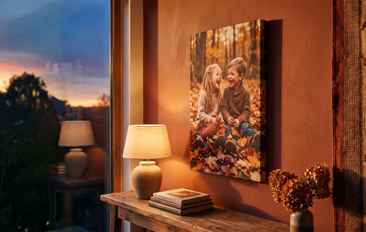 Photo sur toile (60 x 40 cm) au choix
