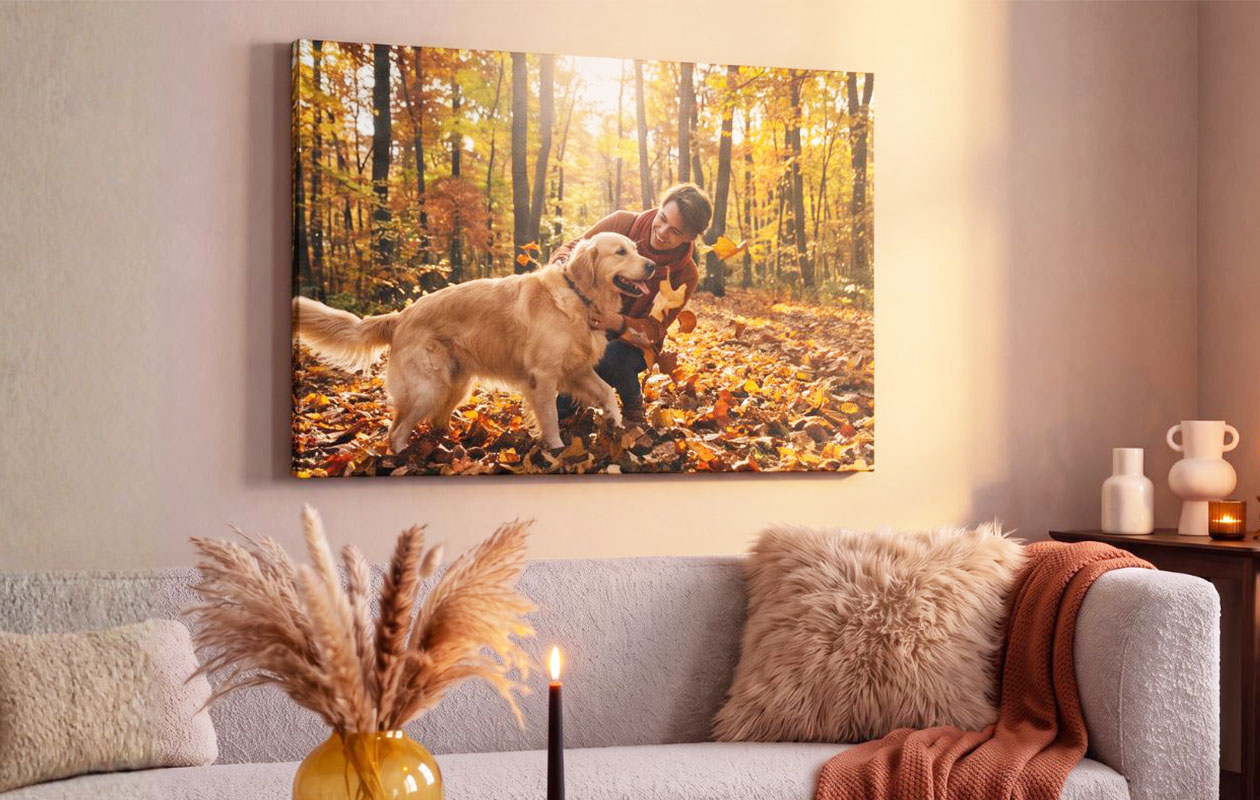 Photo sur toile (60 x 40 cm) au choix