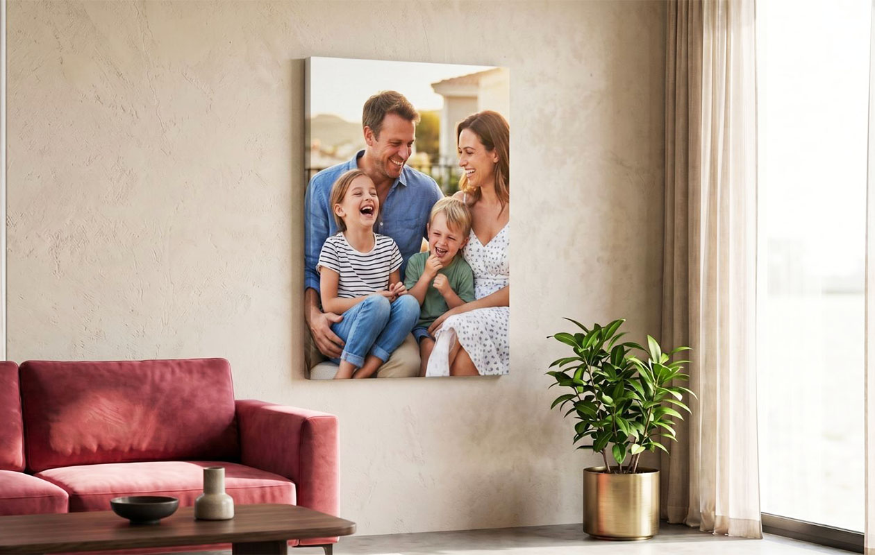 Photo sur toile (60 x 40 cm) au choix