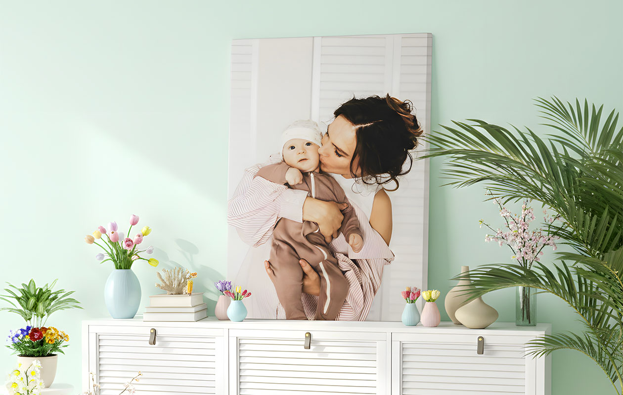 Photo sur toile (60 x 40 cm) au choix