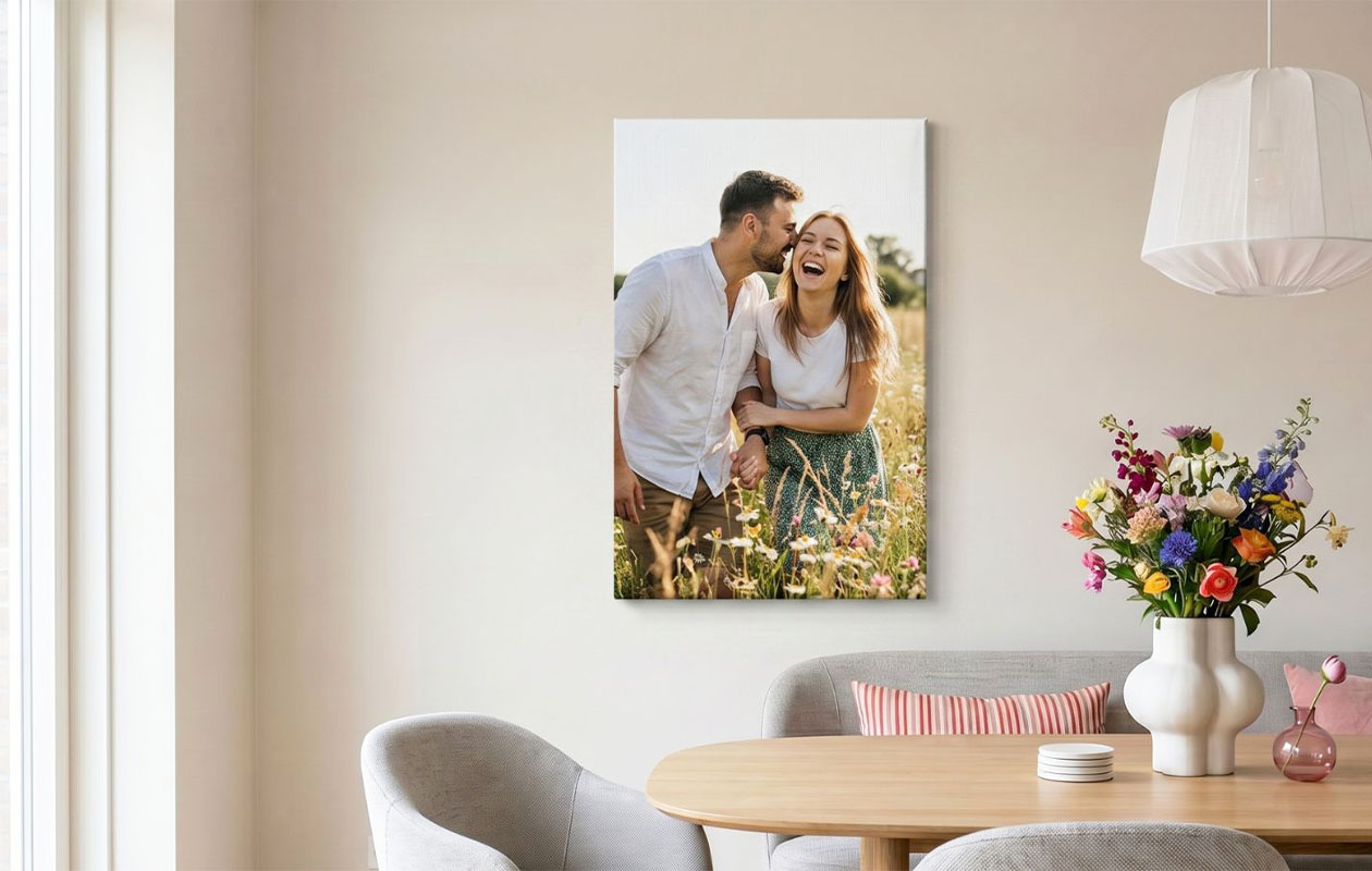 Photo sur toile (60 x 40 cm) au choix