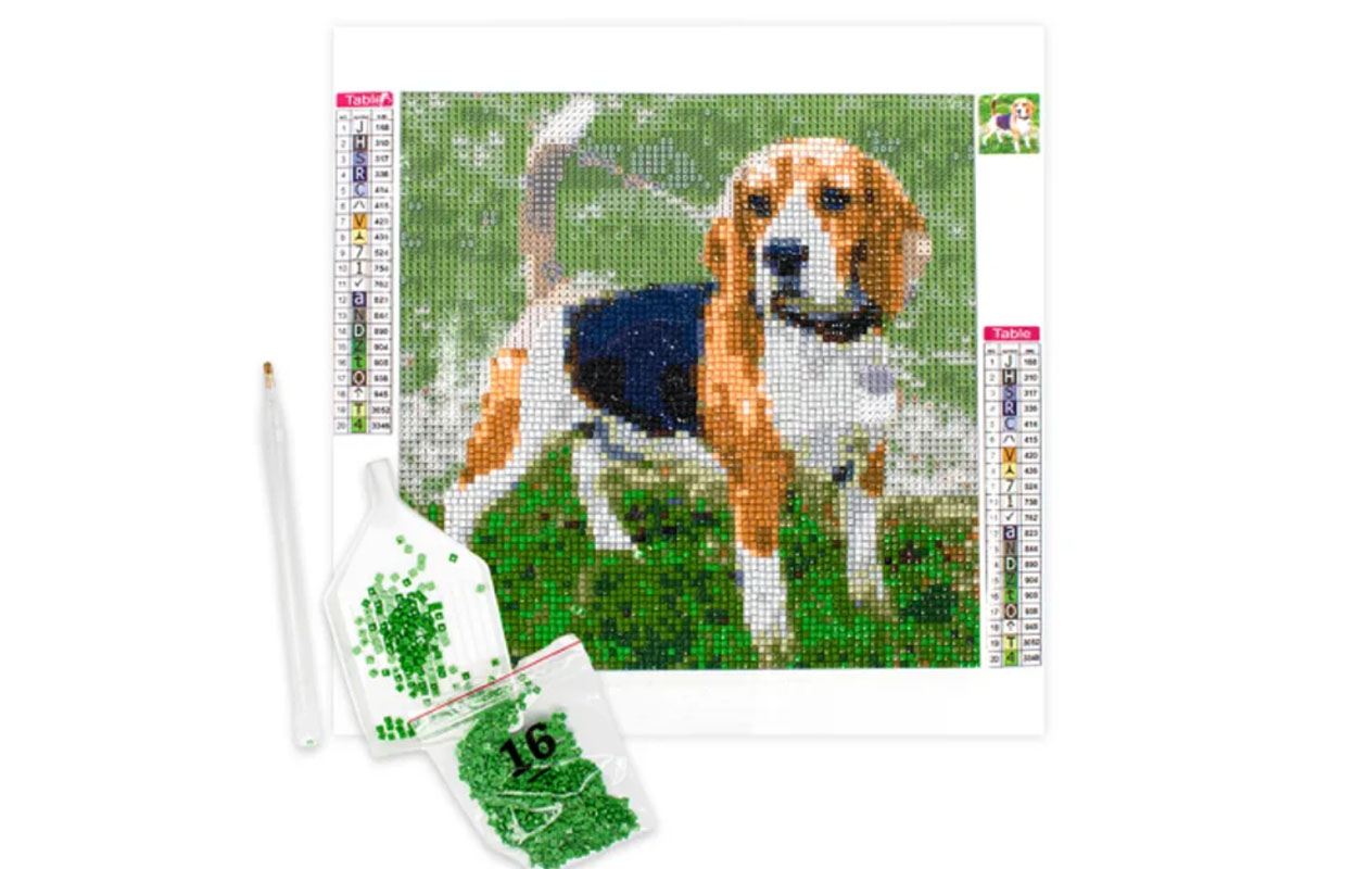 Compleet Diamond Painting-pakket (40x30 cm) met eigen foto