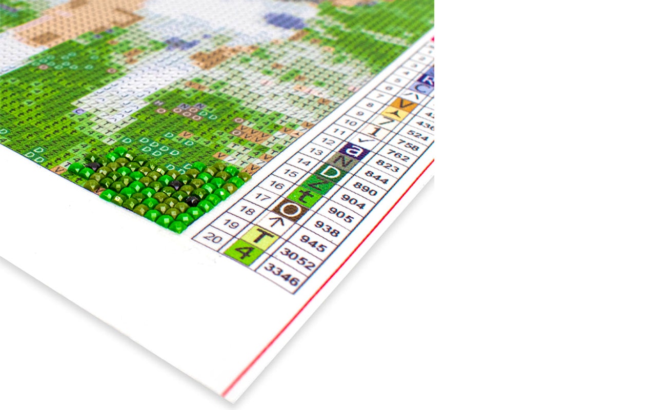 Forfait Diamond Painting avec votre propre photo (40 x 30 cm)