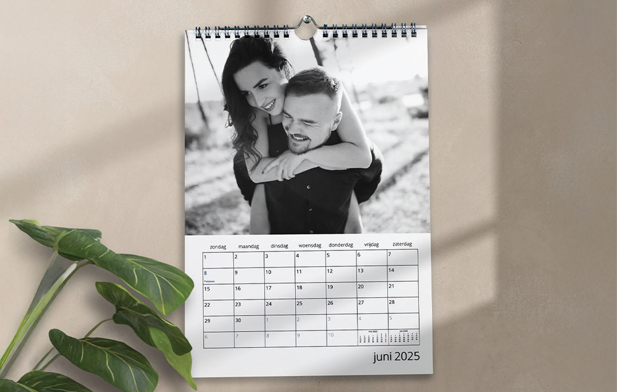 Jaarkalender met eigen foto's