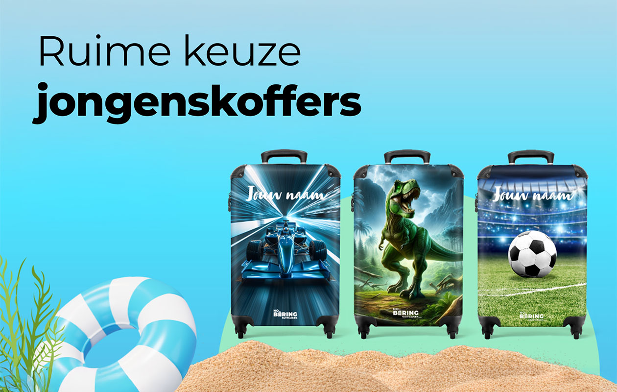 Ontvang €40 korting op een kinder-handbagagekoffer (55 x 35 x 25 cm)