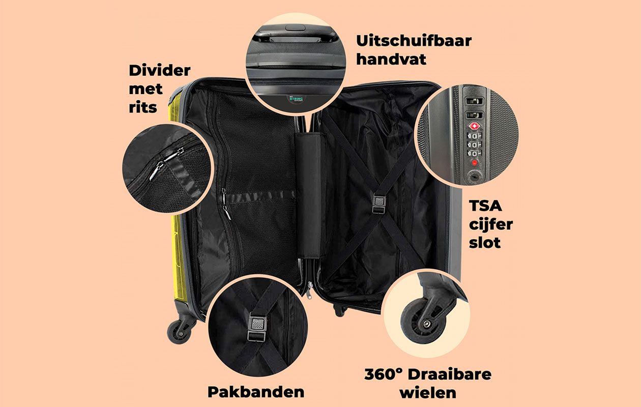 Ontvang €40 korting op een kinder-handbagagekoffer (55 x 35 x 25 cm)