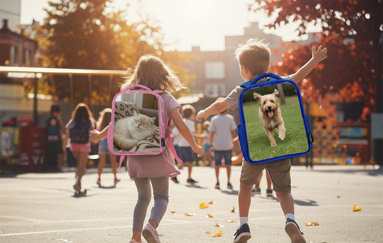 Kortingsvoucher van €30 voor kinder rugzak met eigen foto
