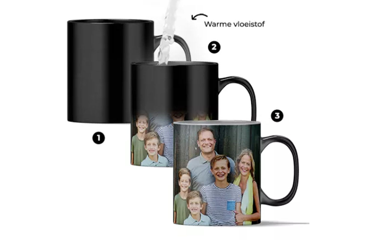 Geef een magische mok cadeau (inhoud: 350 ml)