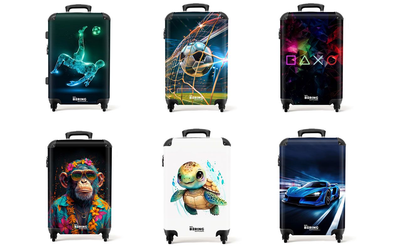 €65 korting op reiskoffer (67x23 x 25) of ruimbagage (formaat 77x 51.5x 28)