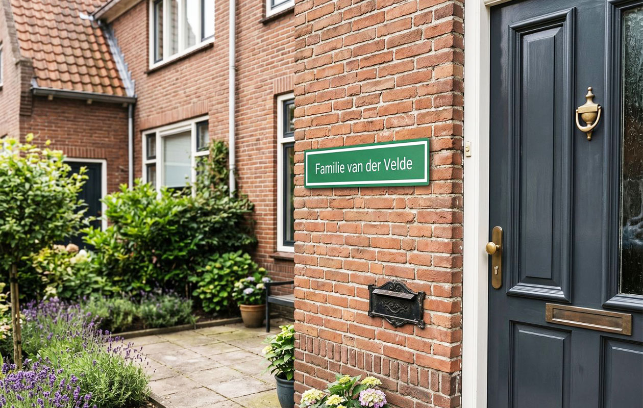 Créez votre propre plaque de rue (34 x 15 cm)