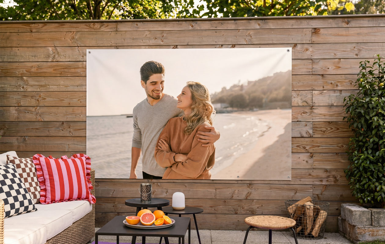 Ontvang €49 korting op een tuinposter naar keuze (120 x 80 cm)