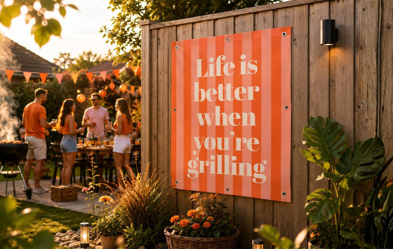 Ontvang €49 korting op een tuinposter - keuze uit eigen foto of 1000+ designs