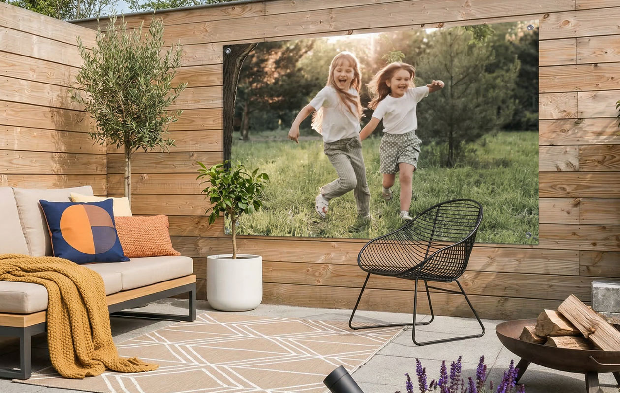 Ontvang €49 korting op een tuinposter naar keuze (120 x 80 cm)