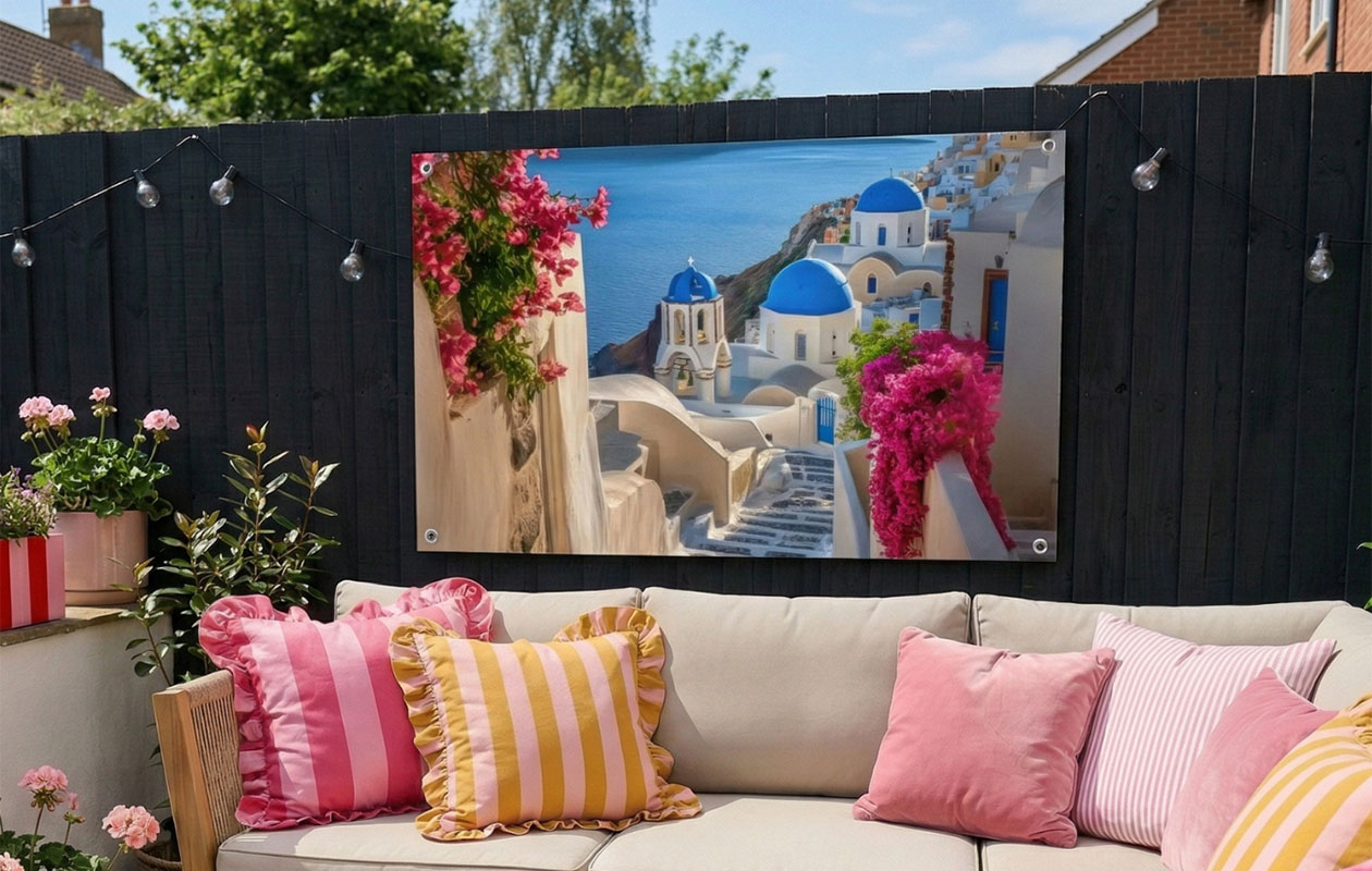 Ontvang €49 korting op een tuinposter naar keuze (120 x 80 cm)