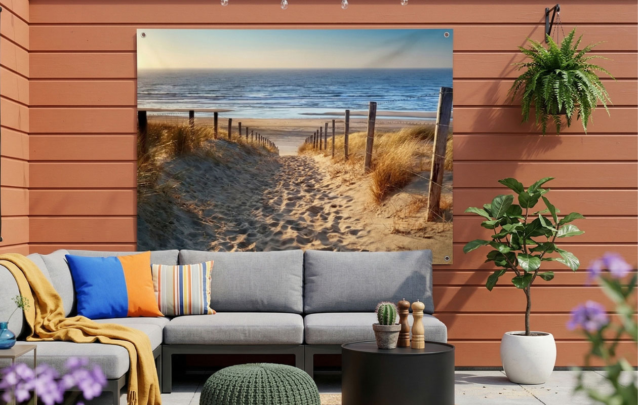 Ontvang €49 korting op een tuinposter naar keuze (120 x 80 cm)