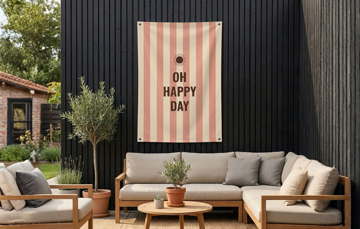 Ontvang €49 korting op een tuinposter naar keuze (120 x 80 cm)