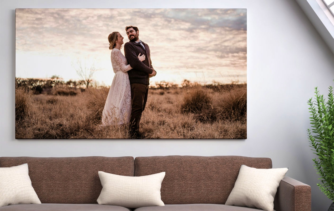 Ontvang €100 korting op een canvasfoto van 120 x 80 cm
