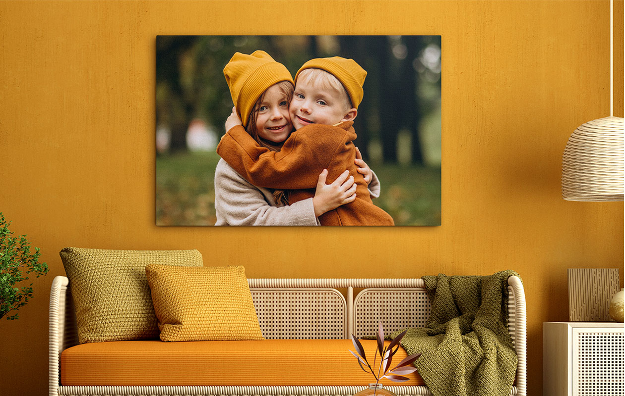 Ontvang €100 korting op een canvasfoto van 120 x 80 cm