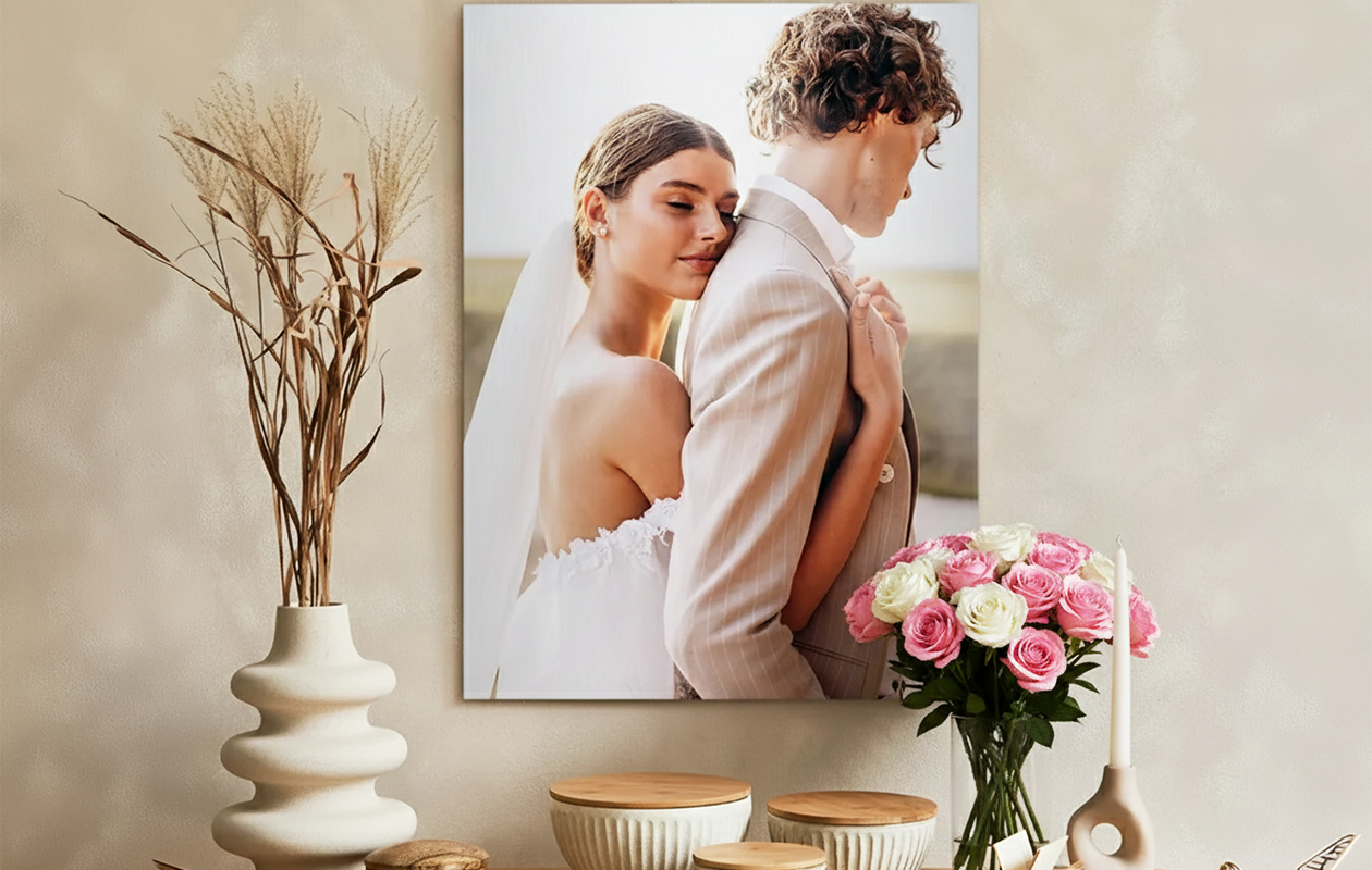 Ontvang €65 korting op een foto op aluminium 80 x 60 cm