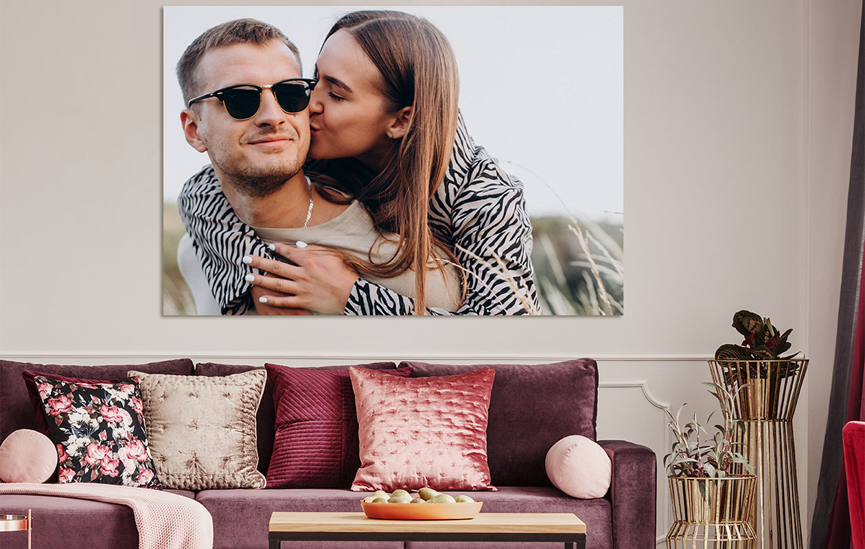 Ontvang €125 korting op een XXL foto op aluminium 120 x 80 cm