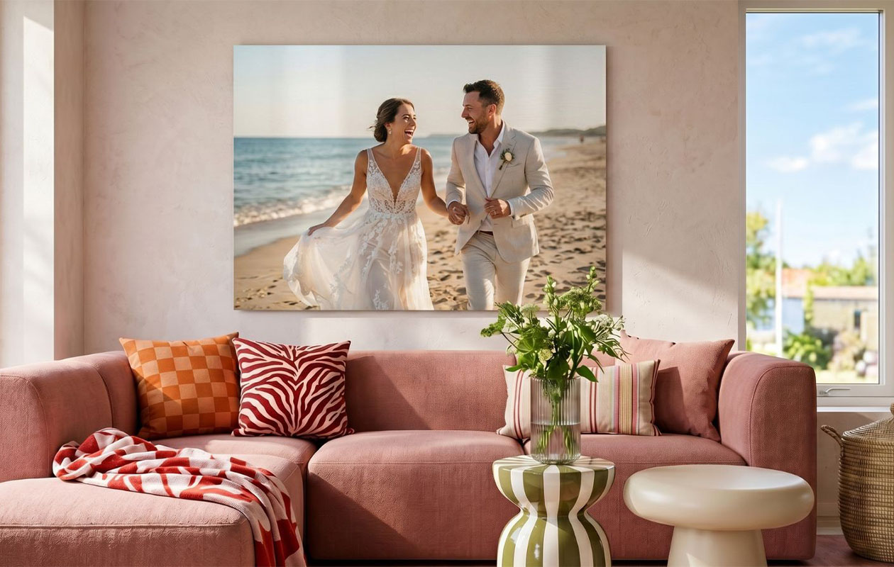 Ontvang €110 korting op jouw foto op XL aluminium (100 x 70 cm)