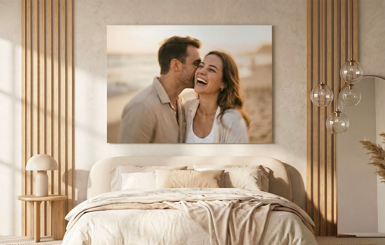 Ontvang €110 korting op jouw foto op XL aluminium (100 x 70 cm)
