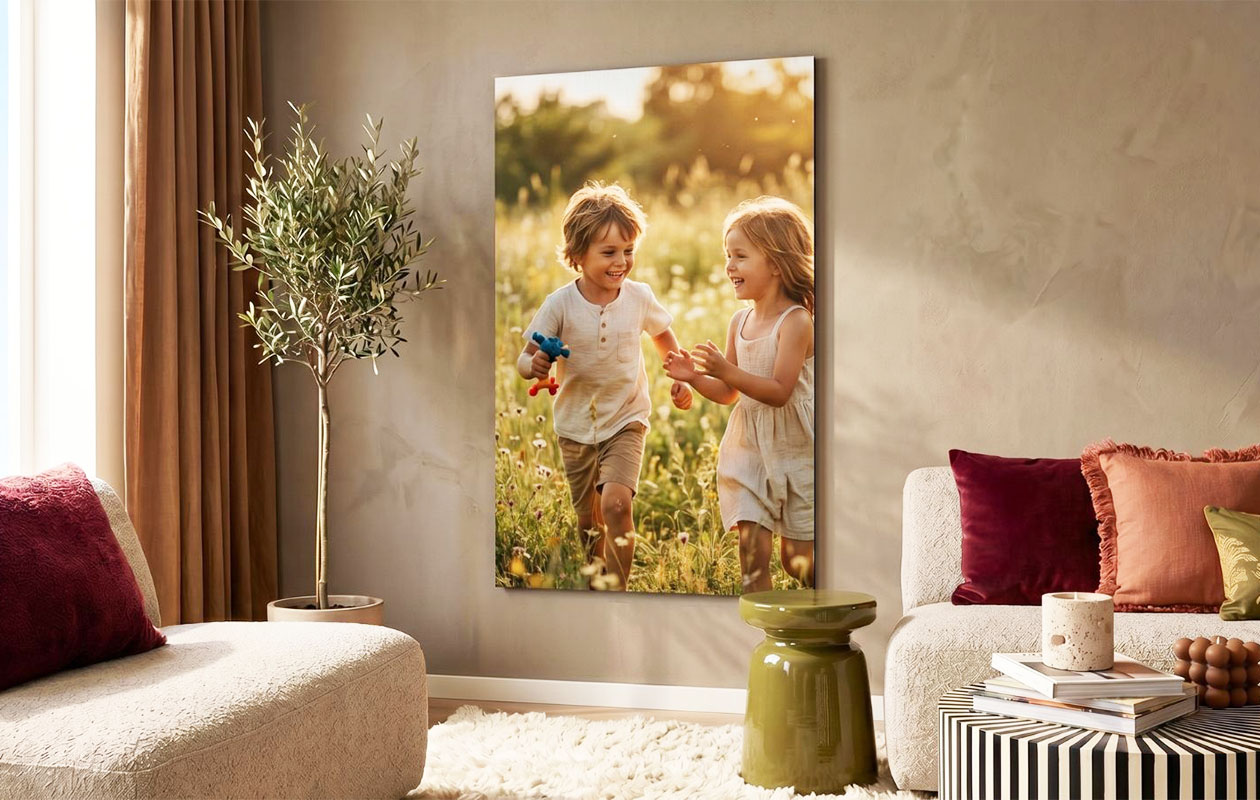 Ontvang €110 korting op jouw foto op XL aluminium (100 x 70 cm)