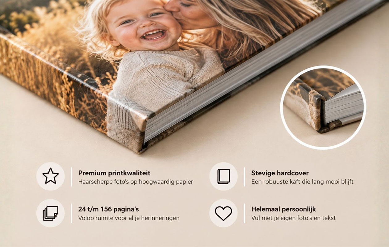 Recevez 70 € de réduction sur un livre photo XXL A4 de 144 pages