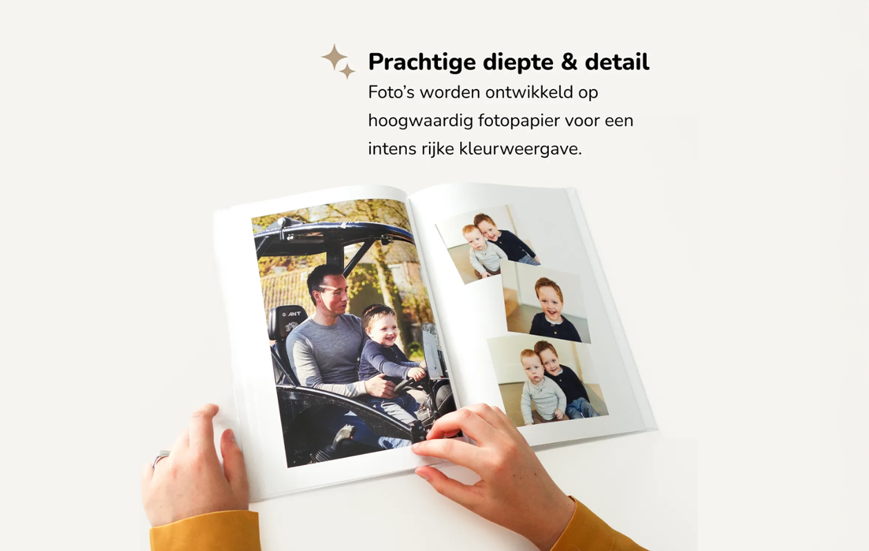 Ontvang €70 korting op een XXL Fotoboek A4 met 144 pagina’s