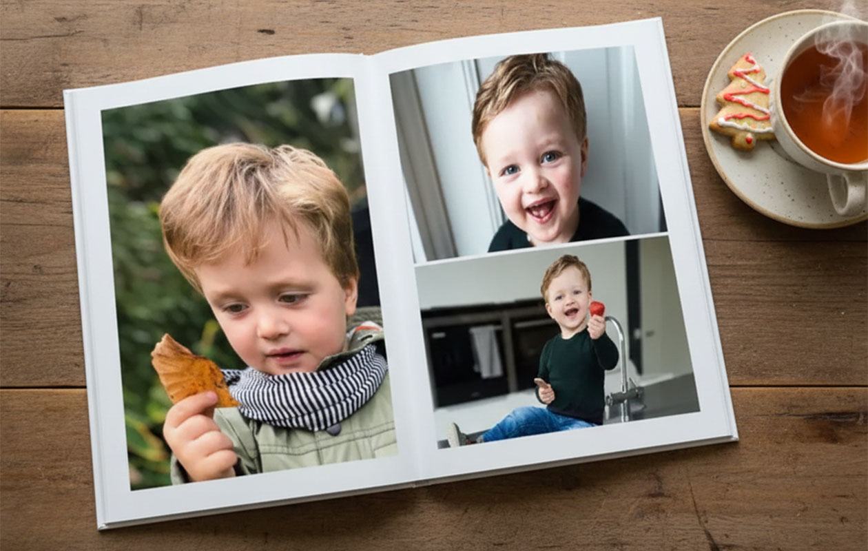 Ontvang €70 korting op een A4-fotoboek met 144 pagina’s (30 x 20 cm)