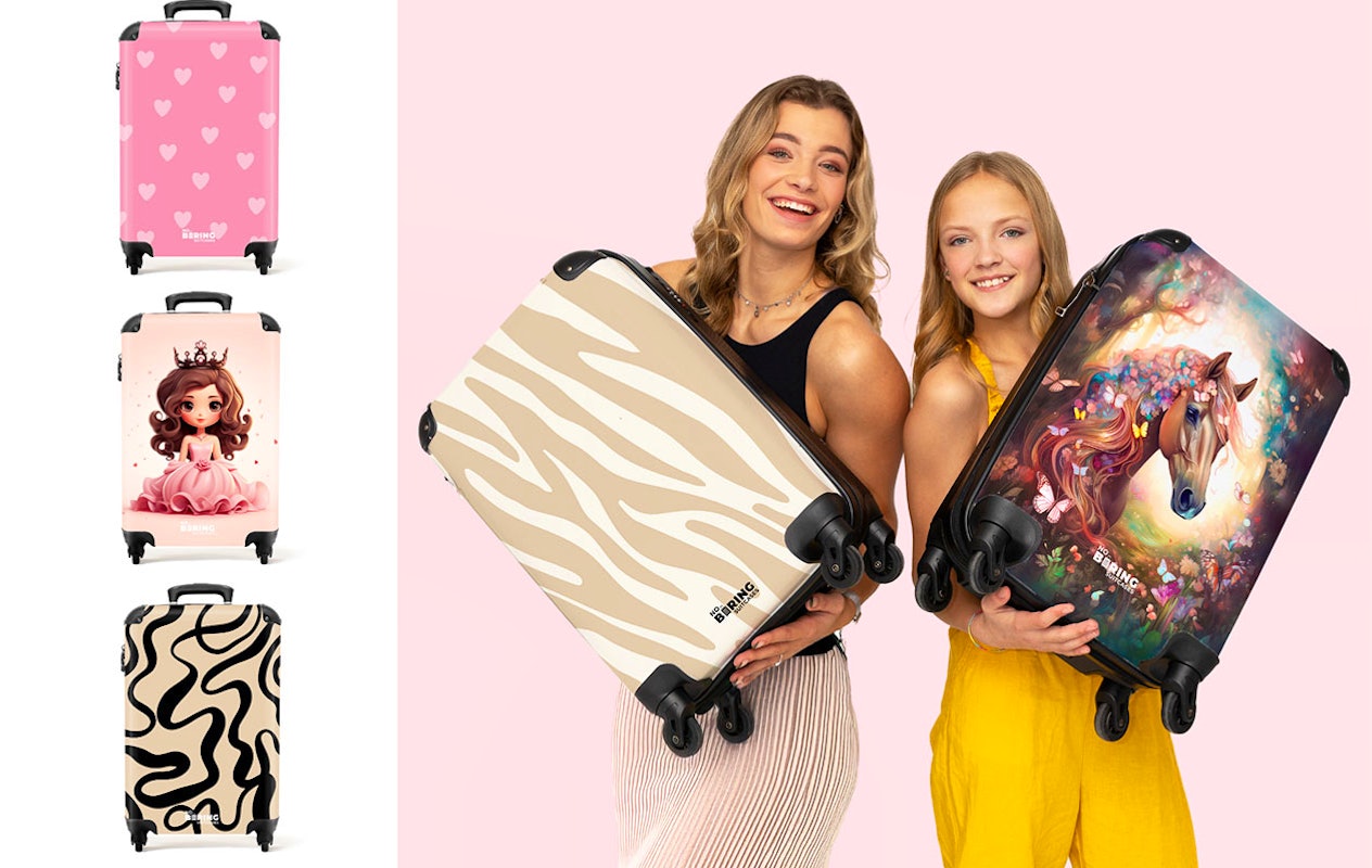 Ontvang €40 korting op een handbagage koffer (55 x 35 x 25 cm)