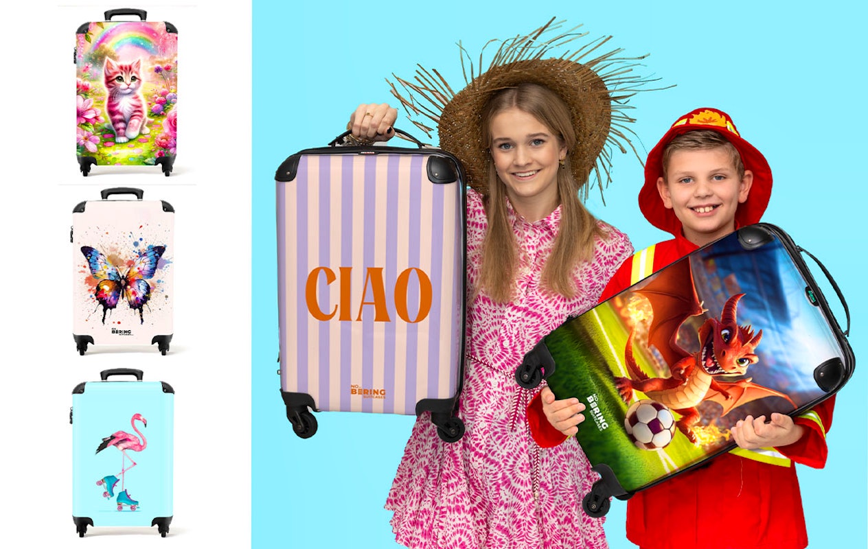 Ontvang €40 korting op een handbagage koffer (55 x 35 x 25 cm)