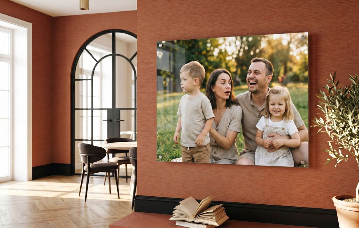 Ontvang €100 korting op een foto op plexiglas 80 x 60 cm