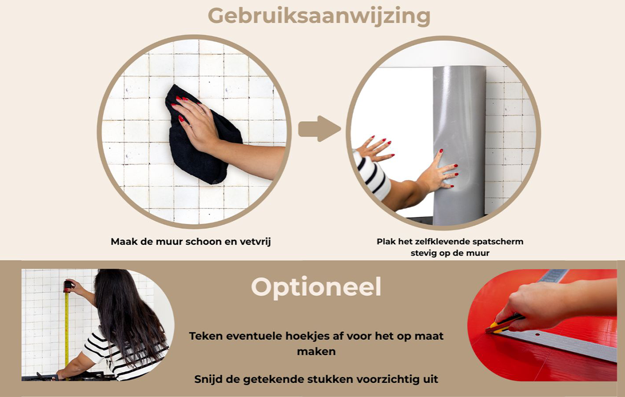 Ontvang €70 korting op een spatscherm voor in de keuken (keuze uit 2000+ designs)