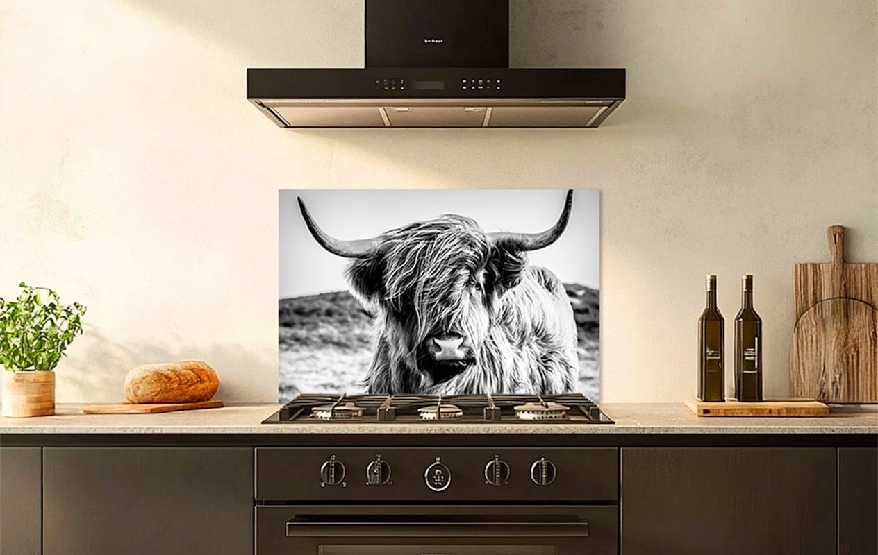 Ontvang €100 korting op een spatscherm (60 x 40 cm)