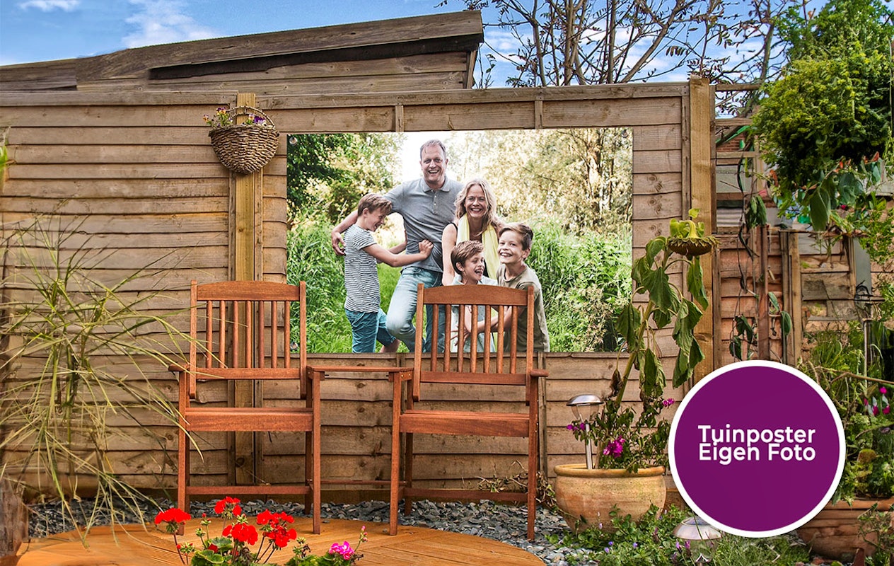 Recevez 49 € de réduction sur une affiche de jardin au choix (120 x 80 cm)
