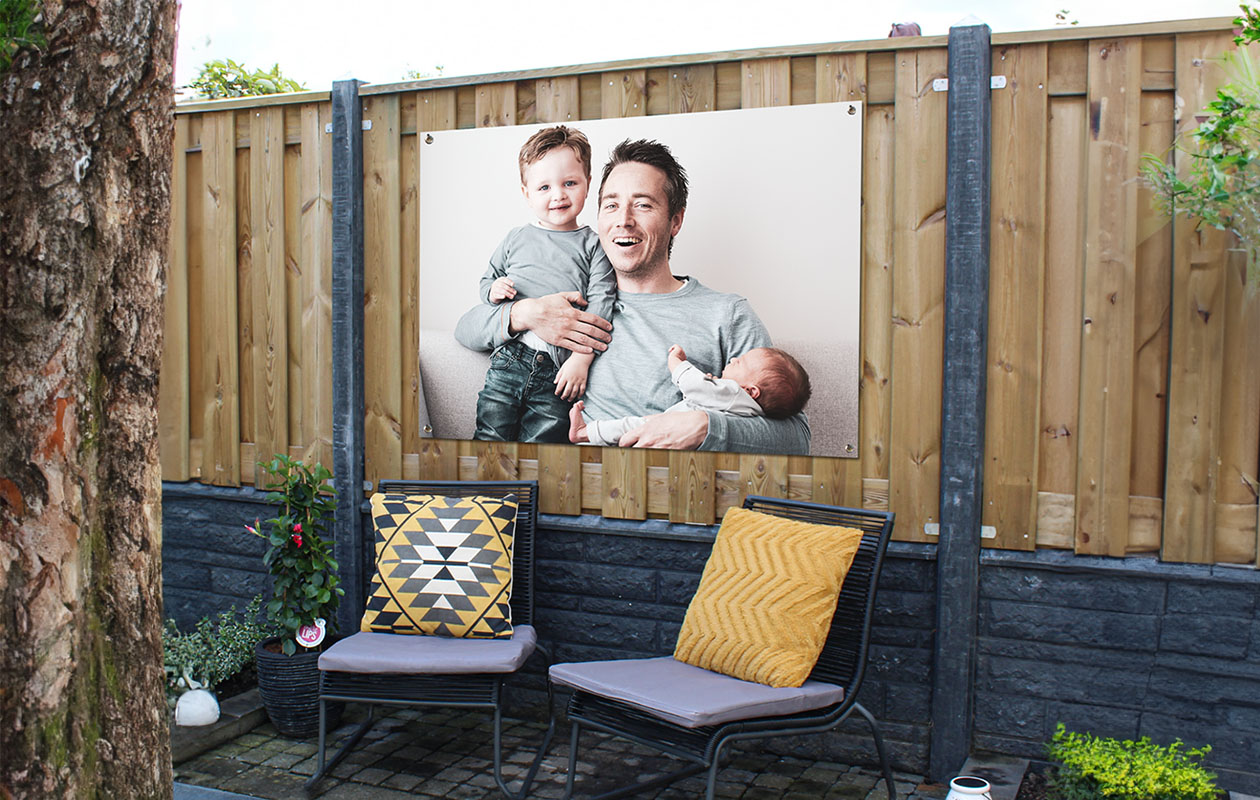 Ontvang €49 korting op een tuinposter naar keuze (120 x 80 cm)