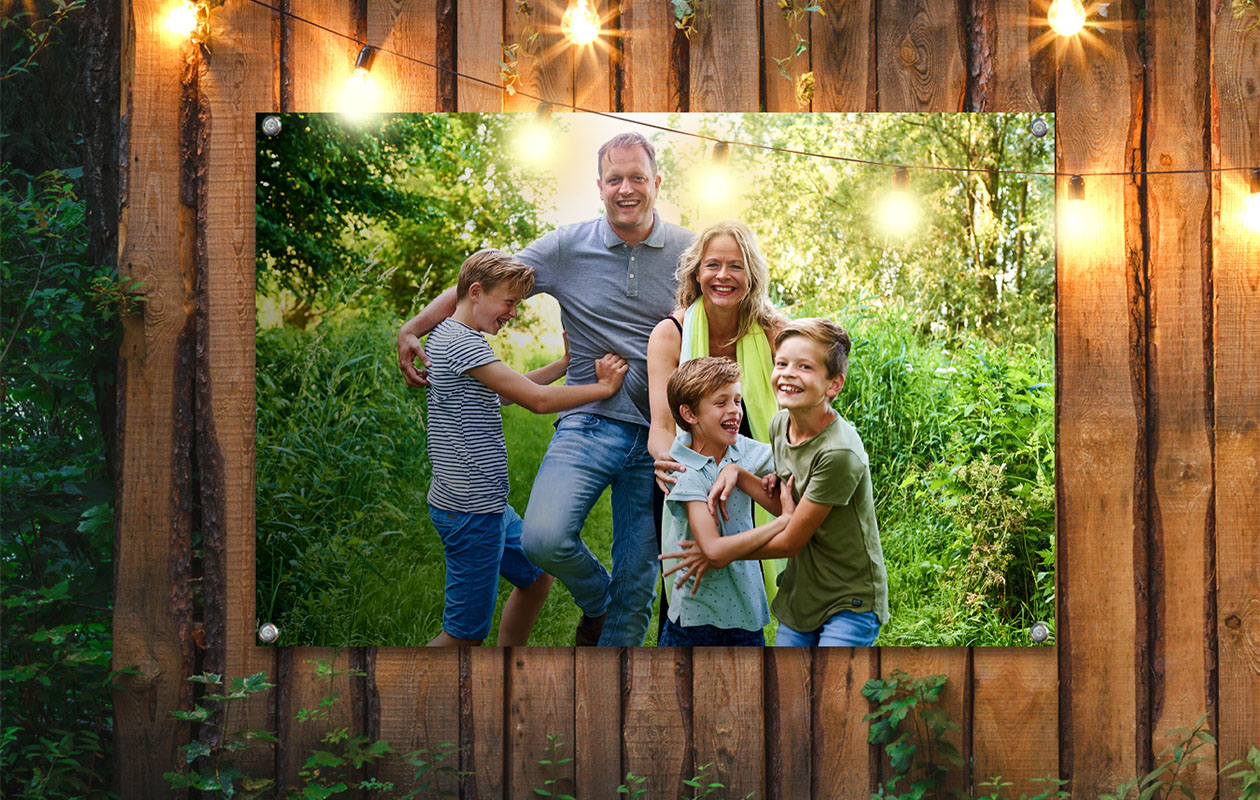 Ontvang €49 korting op een tuinposter naar keuze (120 x 80 cm)